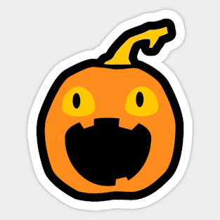 Cute Pumpkin Sticker